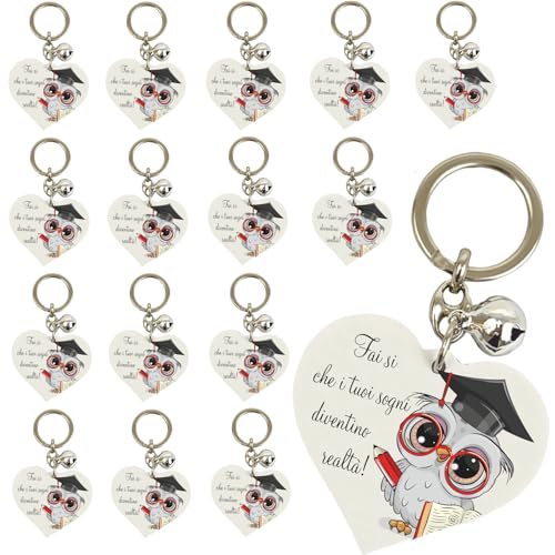 Regalami. Shop Set 16 Bonboniere Schlüsselanhänger komplett für Ihren Abschluss (Portabschluss) von Regalami