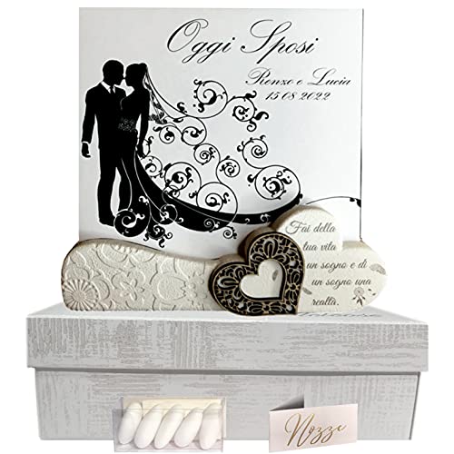 regalami. Shop Eleganter Bilderrahmen für Gastgeschenke Hochzeit aus Carrara-Marmor und Holz, 15 x 15 cm regalami. Shop Eleganter Bilderrahmen für Gastgeschenke Hochzeit aus Carrara-Marmor und Holz, 15 x 15 cm von Regalami