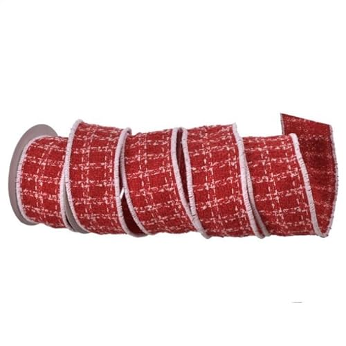 Regency International Frotteeband, kariert, 4,5 m, Rot/Weiß Regency International Frotteeband, kariert, 4,5 m, Rot/Weiß von Regency International
