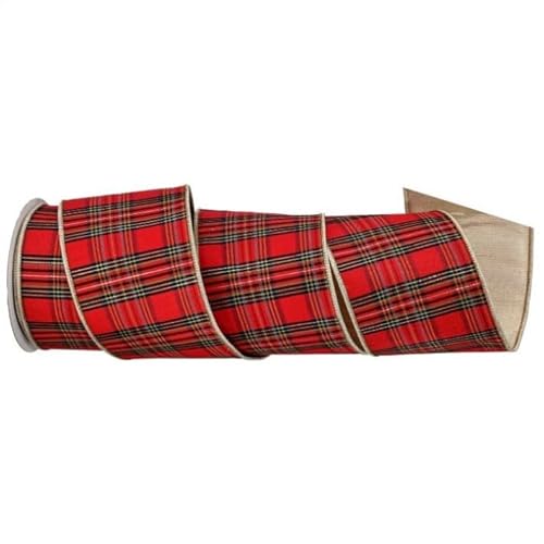 Regency International Metallisches Dupion-kariertes Band, 4,5 m, mehrfarbig Regency International Metallisches Dupion-kariertes Band, 4,5 m, mehrfarbig von Regency International