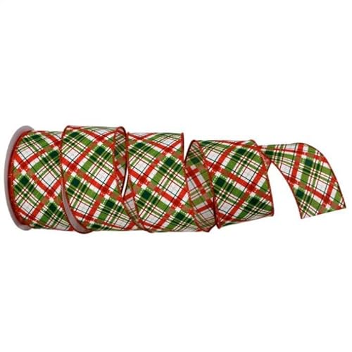 Regency International Traditionelles kariertes Band, 9,1 m, mehrfarbig Regency International Traditionelles kariertes Band, 9,1 m, mehrfarbig von Regency International