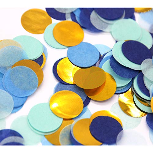 30g 1000 Stück Blau Gold Papier Konfetti Hochzeit Geburtstagsfeier Deko Streudeko 30g 1000 Stück Blau Gold Papier Konfetti Hochzeit Geburtstagsfeier Deko Streudeko von Regendeko