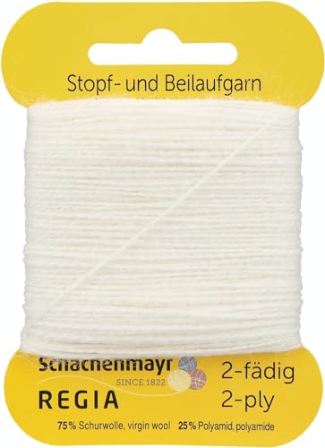 REGIA 2-fädig Uni 9801278-02080 superweiß Handstrickgarn, Sockengarn, Beilaufgarn, 5g Kärtchen REGIA 2-fädig Uni 9801278-02080 superweiß Handstrickgarn, Sockengarn, Beilaufgarn, 5g Kärtchen von Regia