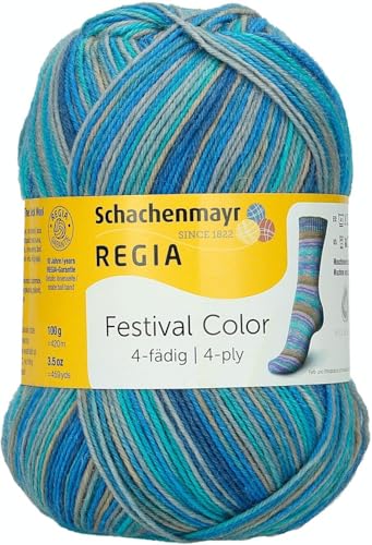 REGIA 4-fädig Color 9801269-02887 exit Handstrickgarn, Sockengarn, 100g Knäuel REGIA 4-fädig Color 9801269-02887 exit Handstrickgarn, Sockengarn, 100g Knäuel von Regia