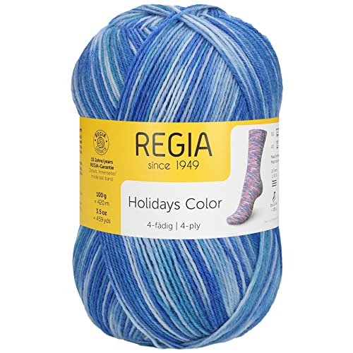 REGIA 4-fach Holidays Color 2476 - cool water von Regia