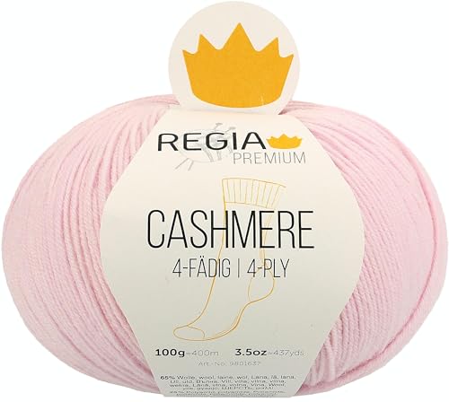Regia Premium Cashmere, 100G Parfait pink Handstrickgarne von Regia