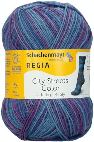 Regia Schachenmayr 4-Fädig Color, 100G Manhattan Handstrickgarne von Regia