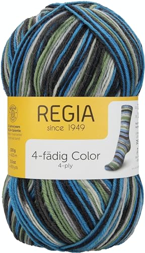 Schachenmayr Regia 4-Fädig Color, 100G olive Handstrickgarne von Regia
