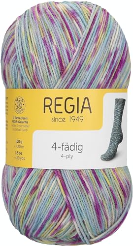 Regia Schachenmayr 4-Fädig Color, 100G Peace Handstrickgarne von Regia