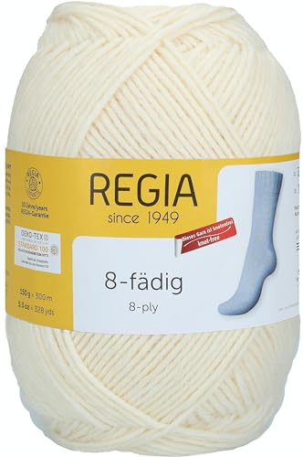 Schachenmayr Regia 8-Fädig, 150G natur Handstrickgarne Schachenmayr Regia 8-Fädig, 150G natur Handstrickgarne von Regia