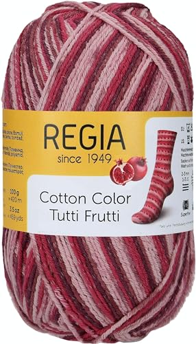 Schachenmayr Regia Cotton Color, 100G pomegra Handstrickgarne von Regia