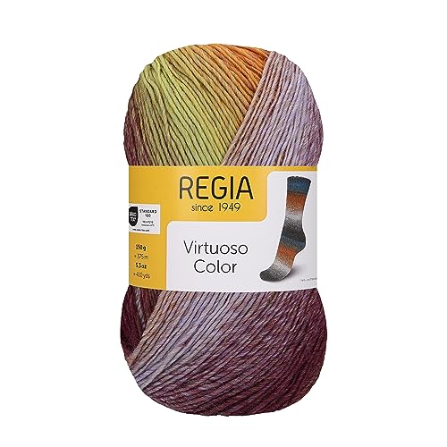 Regia Virtuoso Color ca. 375 m 03074 chianti tasting 150 g Multicolor Wollmischung Garn Regia Virtuoso Color ca. 375 m 03074 chianti tasting 150 g Multicolor Wollmischung Garn von Regia