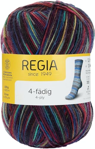 Regia Schachenmayr 4-Fädig Color, 100G Gerbera Handstrickgarne von Regia