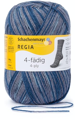 Schachenmayr Regia 4-Fädig Color, 100G hammerfest Handstrickgarne von Regia