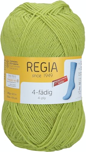 Schachenmayr Regia 4-Fädig Uni, 100G limette Handstrickgarne Schachenmayr Regia 4-Fädig Uni, 100G limette Handstrickgarne von Regia