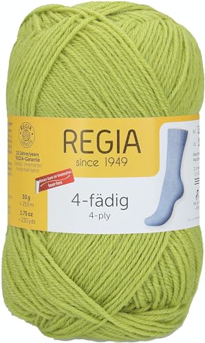 Schachenmayr Regia 4-Fädig Uni, 50G limette Handstrickgarne Schachenmayr Regia 4-Fädig Uni, 50G limette Handstrickgarne von Regia