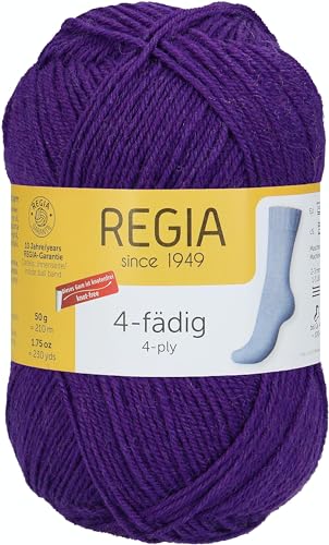 Schachenmayr Regia 4-Fädig Uni, 50G violett Handstrickgarne Schachenmayr Regia 4-Fädig Uni, 50G violett Handstrickgarne von Regia