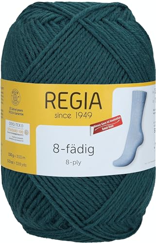 Schachenmayr Regia 8-Fädig, 150G petrol Handstrickgarne Schachenmayr Regia 8-Fädig, 150G petrol Handstrickgarne von Regia