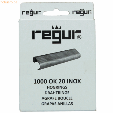 Regur Drahtringe OK 20 Drahtringe OK 20 V2A VE=1000 Stück von Regur