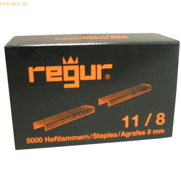 Regur Heftklammern für Tacker MP-10 11/8 VE=5000 Stück von Regur