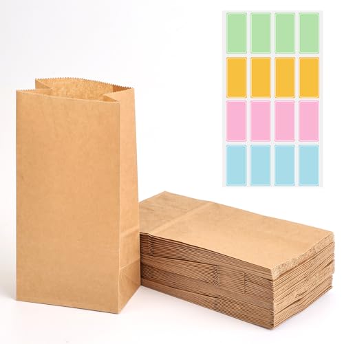 Papiertüten Braun,Geschenktüten aus Papier,100 Stück Brottüten,Kleine Tüten für Süßigkeiten,Plätzchentüten Papier,Packpapier Tüten Tüten selber machen Kraftpapierbeutel als DIY (9cm x 18cm x 5.5cm) Papiertüten Braun,Geschenktüten aus Papier,100 Stück Brottüten,Kleine Tüten für Süßigkeiten,Plätzchentüten Papier,Packpapier Tüten Tüten selber machen Kraftpapierbeutel als DIY (9cm x 18cm x 5.5cm) von Reh:ncla