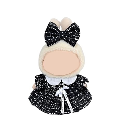 Rehecher Nabubu Kleidung,Handgewebte für 15/17 cm Puppen, Nabubu-Liebhaber (Black) von Rehecher