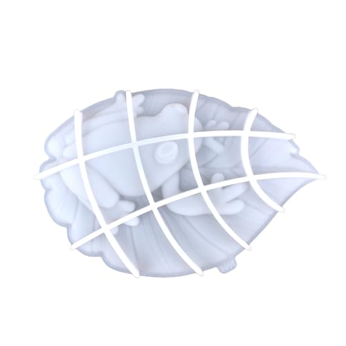 Reheyre 3D-Froschform, Silikonform, Blatt-Froschform, handgefertigt, Tier-Wandbehang, Gießform für Zuhause, Büro, Wohnzimmer, Garten, Schreibtisch, Schränke, Dekoration, Urlaubsgeschenke, Weiß von Reheyre