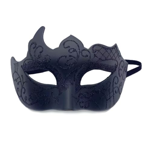 Rehomy 4 x Maskerade für Herren, venezianischer Vintage-Stil, Glitzer für Halloween, Karneval, Abschlussball von Rehomy