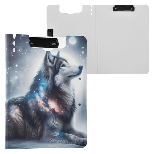Alaska Hunde-Klemmbrettmappe, A4-Größe, Ordner-Klemmbrett mit Stiftschlitz, für Büro, Schule von Reiacy