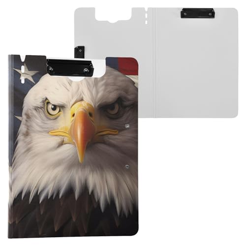 American Hawk Bird Klemmbrettmappe, A4-Größe, Ordner-Klemmbrett mit Stiftschlitz, für Büro, Schule von Reiacy