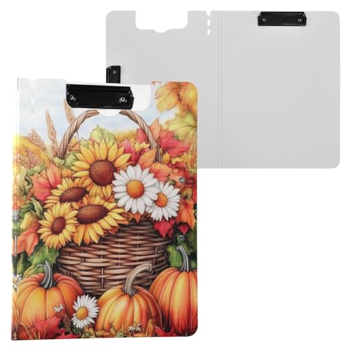 Autumn Pumkin Klemmbrettmappe A4 Größe Ordner Klemmbrett mit Stiftschlitz für Büro Schule von Reiacy