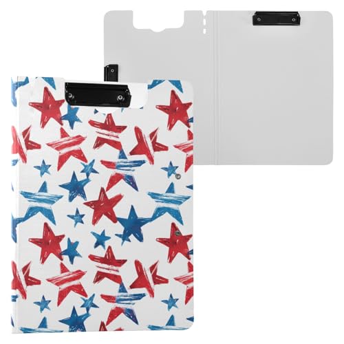 Cartoon American Stars Prints Klemmbrettmappe A4 Größe Ordner Klemmbrett mit Stiftschlitz für Büro Schule von Reiacy