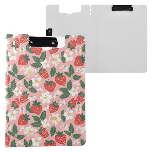 Cartoon Erdbeeren mit Gänseblümchen Klemmbrett Ordner A4 Größe Ordner Klemmbrett mit Stiftschlitz für Büro Schule Cartoon Erdbeeren mit Gänseblümchen Klemmbrett Ordner A4 Größe Ordner Klemmbrett mit Stiftschlitz für Büro Schule von Reiacy