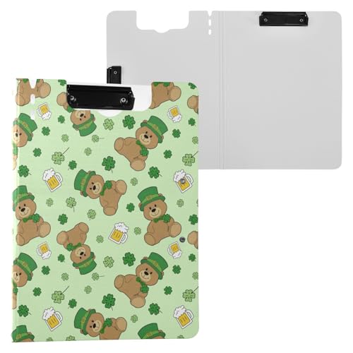 Cute Bear St Klemmbrettmappe, A4-Größe, Ordner-Klemmbrett mit Stifthalter, für Büro, Schule von Reiacy