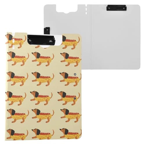 Funny Hot Dog Klemmbrettmappe, A4-Größe, Ordner-Klemmbrett mit Stiftschlitz für Büro, Schule Funny Hot Dog Klemmbrettmappe, A4-Größe, Ordner-Klemmbrett mit Stiftschlitz für Büro, Schule von Reiacy