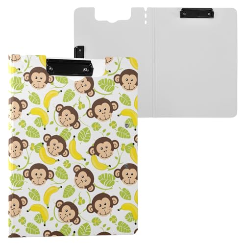 Funny Monkey Face Banana Klemmbrett Ordner A4 Größe Ordner Klemmbrett mit Stiftschlitz für Büro Schule Funny Monkey Face Banana Klemmbrett Ordner A4 Größe Ordner Klemmbrett mit Stiftschlitz für Büro Schule von Reiacy