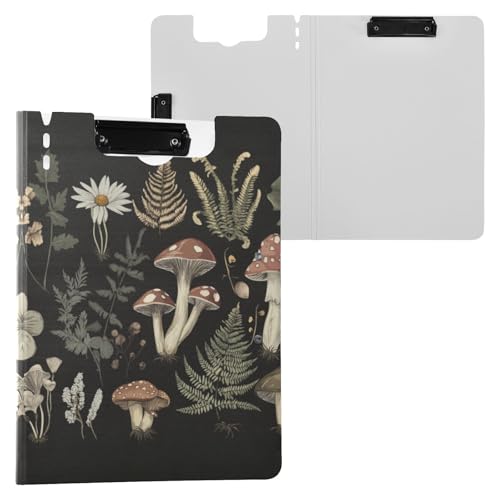 Klemmbrett mit Vintage-Wildblumen-Drucken, A4-Größe, Ordner-Klemmbrett mit Stifthalter, für Büro, Schule von Reiacy