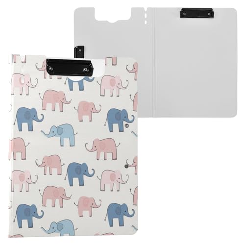 Klemmbrett mit buntem Cartoon-Elefant, A4-Größe, Ordner, Klemmbrett mit Stifthalter, für Büro, Schule Klemmbrett mit buntem Cartoon-Elefant, A4-Größe, Ordner, Klemmbrett mit Stifthalter, für Büro, Schule von Reiacy