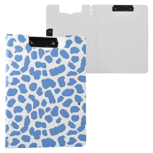 Klemmbrettmappe mit einfachem blauem Leopardenmuster, A4-Größe, Ordner-Klemmbrett mit Stifthalter, für Büro, Schule Klemmbrettmappe mit einfachem blauem Leopardenmuster, A4-Größe, Ordner-Klemmbrett mit Stifthalter, für Büro, Schule von Reiacy