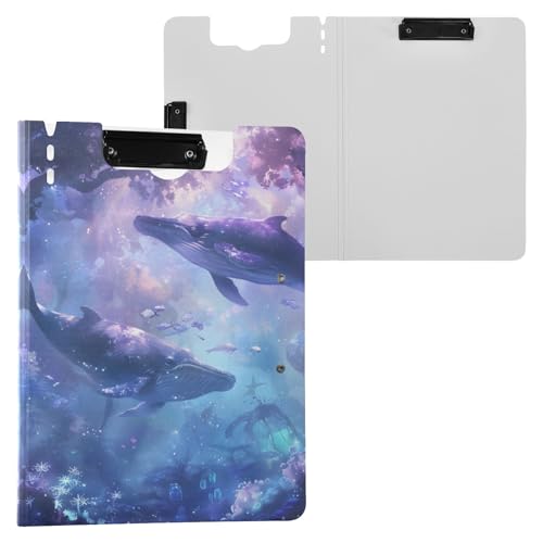 Underwater World Muster-Klemmbrettmappe, A4-Größe, Ordner-Klemmbrett mit Stiftschlitz, für Büro, Schule von Reiacy