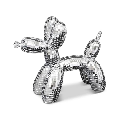 Reimagine Discovery Disco Dog, Maximalist Ballon Hund Statue für Hund Mama & Hund Papa, ästhetische Discoball Dekor, adrette Wohnung Home Decor, niedliche Raumdekoration & Geschenke für Hundeliebhaber Reimagine Discovery Disco Dog, Maximalist Ballon Hund Statue für Hund Mama & Hund Papa, ästhetische Discoball Dekor, adrette Wohnung Home Decor, niedliche Raumdekoration & Geschenke für Hundeliebhaber von Reimagine Discovery