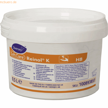 Reinol Handwaschpaste K 100893857 500ml Reinol Handwaschpaste K 100893857 500ml von Reinol