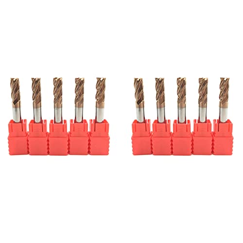Reinscer 10 Sttuecke 6mm 4 FlöTe Hartmetall FräSer CNC FräSer FräSen Nuten Profilieren PlanfräSer Spiral Bits Reinscer 10 Sttuecke 6mm 4 FlöTe Hartmetall FräSer CNC FräSer FräSen Nuten Profilieren PlanfräSer Spiral Bits von Reinscer