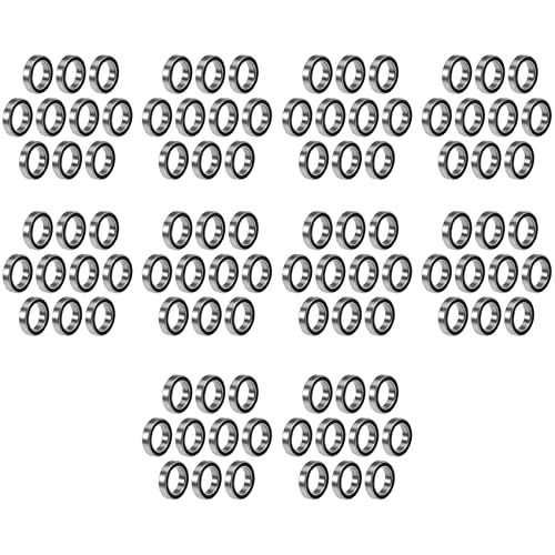 Reinscer 100 Stück 6701-12X18X4 mm Miniatur Doppel Gummi Dichtungen mit Tiefen Rillen und Lagern Reinscer 100 Stück 6701-12X18X4 mm Miniatur Doppel Gummi Dichtungen mit Tiefen Rillen und Lagern von Reinscer