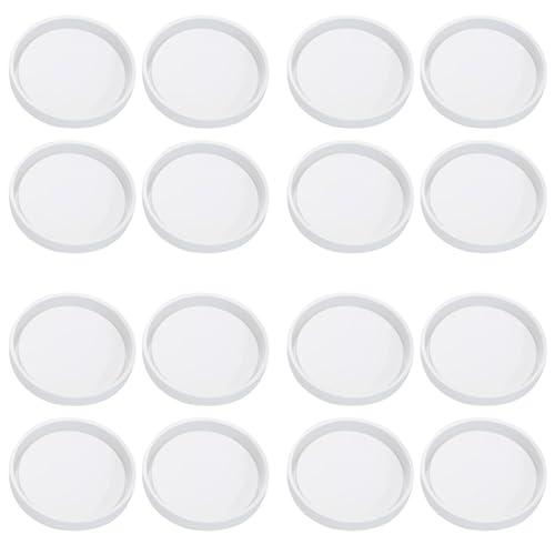 Reinscer 16 Pack Groß Diy Rund Coaster Silikon Form, Durch Messer 3,94/10 cm, Formen zum Gießen mit Harz, Zement Reinscer 16 Pack Groß Diy Rund Coaster Silikon Form, Durch Messer 3,94/10 cm, Formen zum Gießen mit Harz, Zement von Reinscer