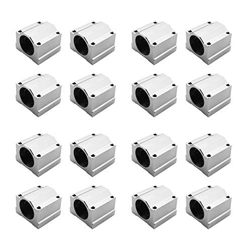 Reinscer 16 Stueck SC20UU 20 mm Aluminium Linear Motion Kugelfuehrung Buchse Fuer CNC Reinscer 16 Stueck SC20UU 20 mm Aluminium Linear Motion Kugelfuehrung Buchse Fuer CNC von Reinscer