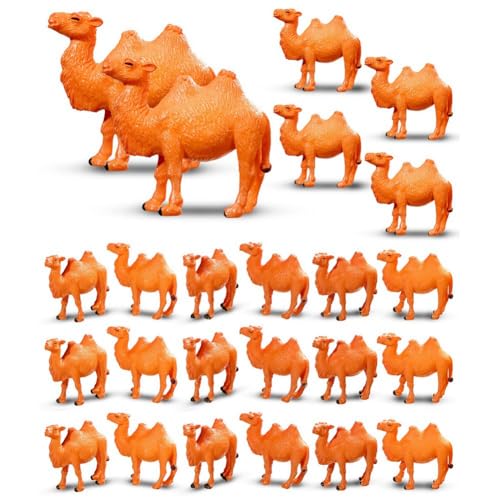 Reinscer 24 Stück Kamelfiguren, Miniaturspielzeug, Kamelfiguren, Kamelmodelle, Tierfiguren für Kuchendekorationen, Zuhause, Desktop-Ornamente, Dekoration Reinscer 24 Stück Kamelfiguren, Miniaturspielzeug, Kamelfiguren, Kamelmodelle, Tierfiguren für Kuchendekorationen, Zuhause, Desktop-Ornamente, Dekoration von Reinscer