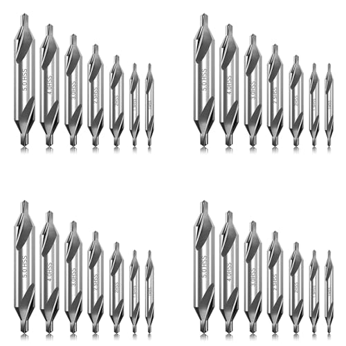 Reinscer 28 Teiliges Zentrier Bohrer Set 60 Grad Zentrums Bohrer Set Senk Werkzeuge für Die Metall Bearbeitung Reinscer 28 Teiliges Zentrier Bohrer Set 60 Grad Zentrums Bohrer Set Senk Werkzeuge für Die Metall Bearbeitung von Reinscer