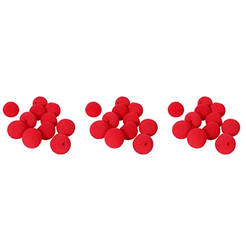 Reinscer 30 Stücke Entzückende Rote Schwamm Clown Nase für Weihnachten Halloween Kostüm Magie Kleid Zubehör Reinscer 30 Stücke Entzückende Rote Schwamm Clown Nase für Weihnachten Halloween Kostüm Magie Kleid Zubehör von Reinscer