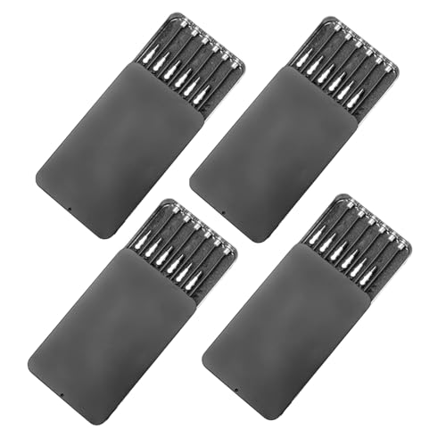 Reinscer 4X Modell-MalstäNder-Basishalter und 48-Teiliges Magnetisches, Biegbares Krokodilklemmen-Set, Modellierwerkzeuge für Airbrush von Reinscer